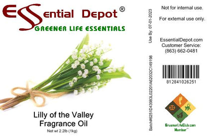 Lily of the Valley Fragrance Oil - 1 kg. - Approx 2.2 lbs.