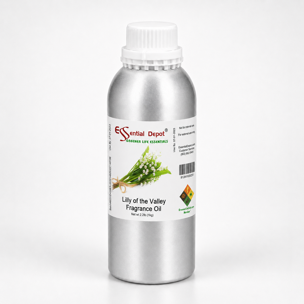Lily of the Valley Fragrance Oil - 1 kg. - Approx 2.2 lbs.