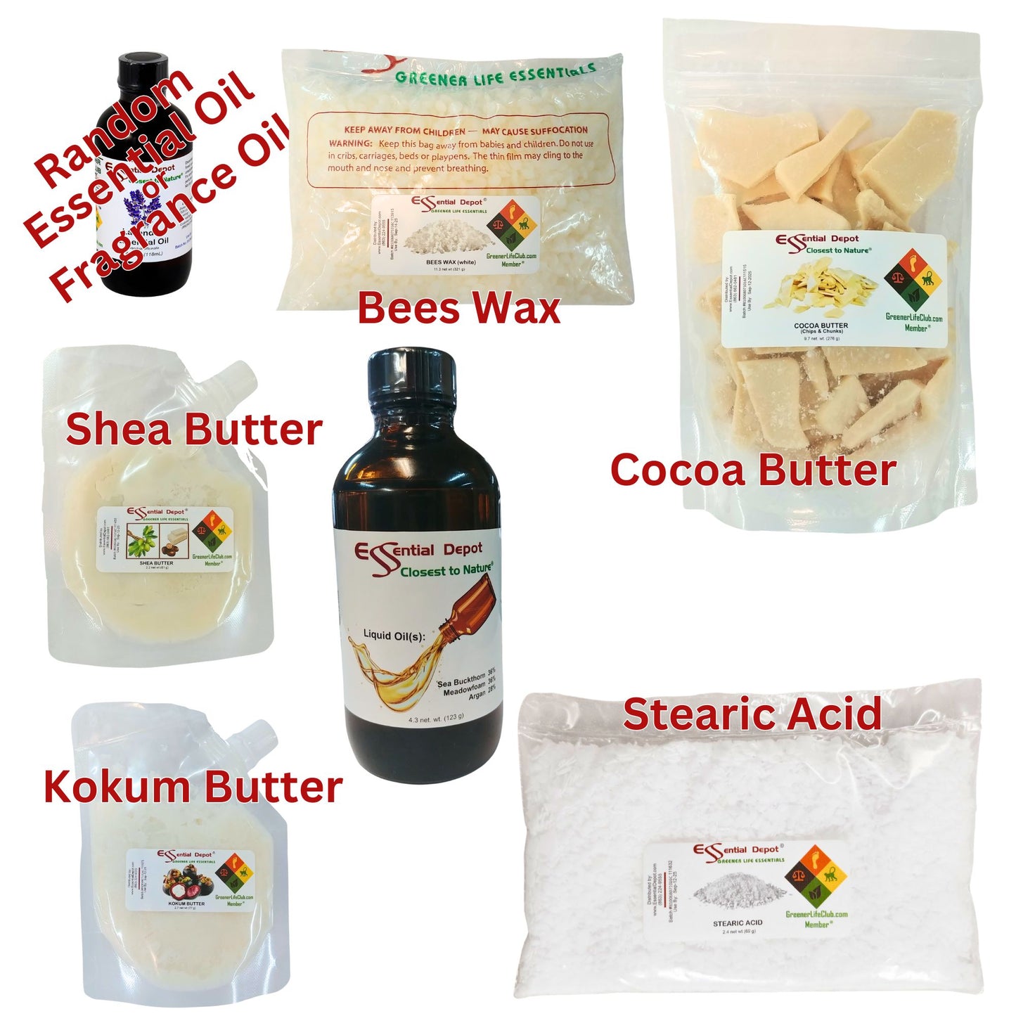 REFILL Pack - Lotion Bar Making Kit (DECONSTRUCTED) - Basic (Celebrate! Lavender)