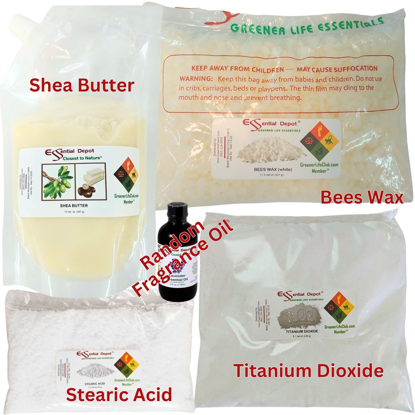 Lotion Bar Making Kit (DECONSTRUCTED) - Titanium Dioxide