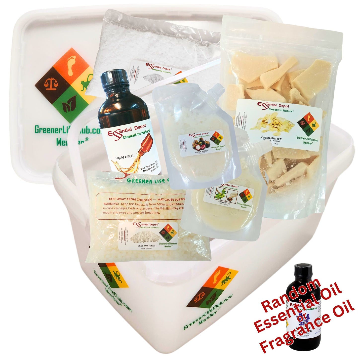 REFILL Pack - Lotion Bar Making Kit (DECONSTRUCTED) - Basic (Celebrate! Lavender)