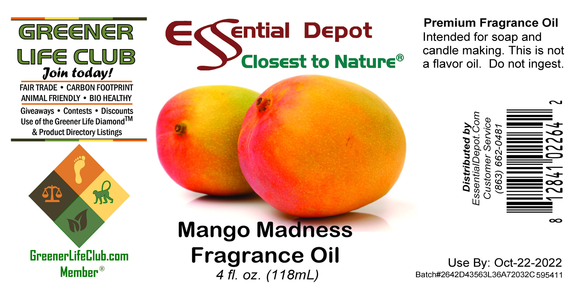 Mango Madness Fragrance Oil - 4 oz.