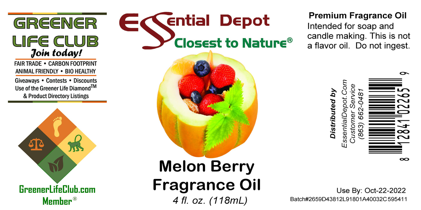 Melon Berry Fragrance Oil - 4 oz.
