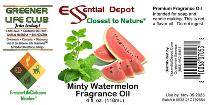 Minty Watermelon Fragrance Oil - 4oz