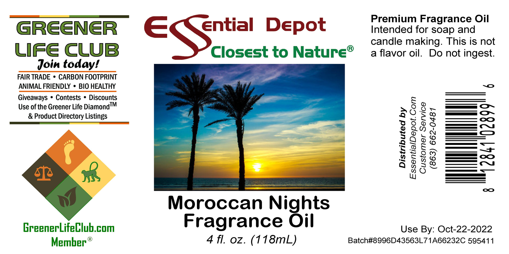 Moroccan Nights Fragrance Oil - 4 oz.
