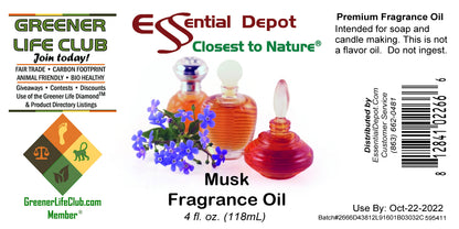 Musk Fragrance Oil - 4 oz.