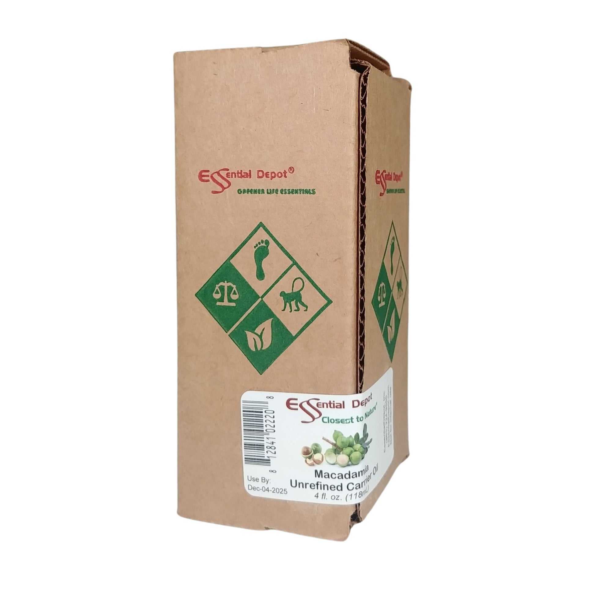 Macadamia Unrefined Carrier Oil - 4oz