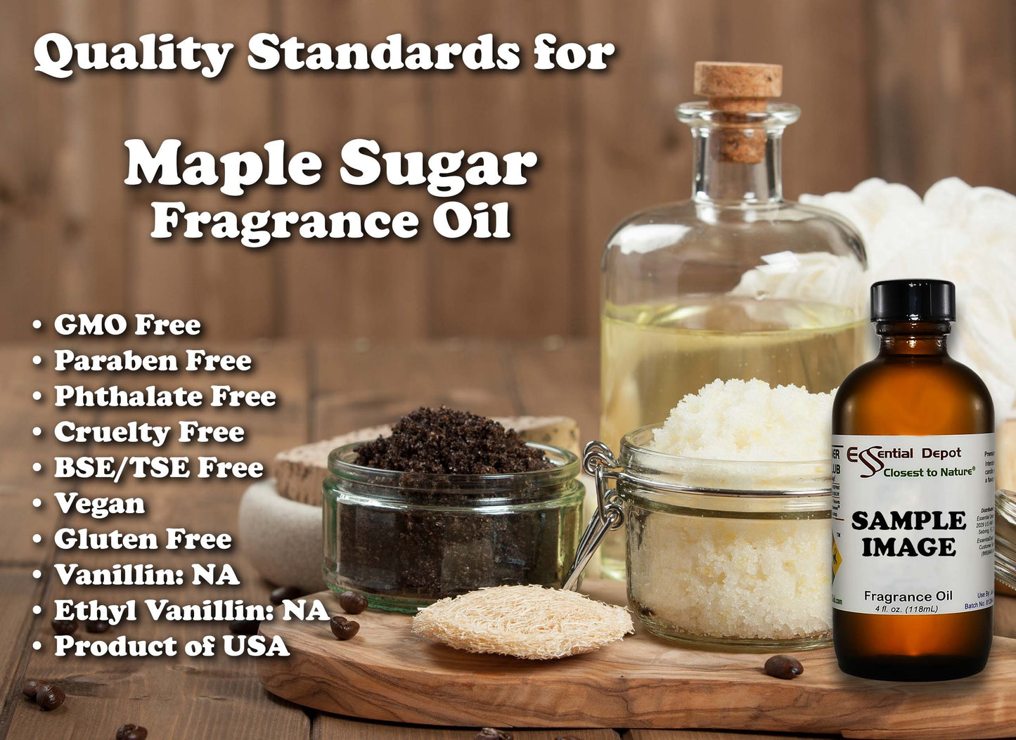 Maple Sugar Fragrance Oil - 4 oz.