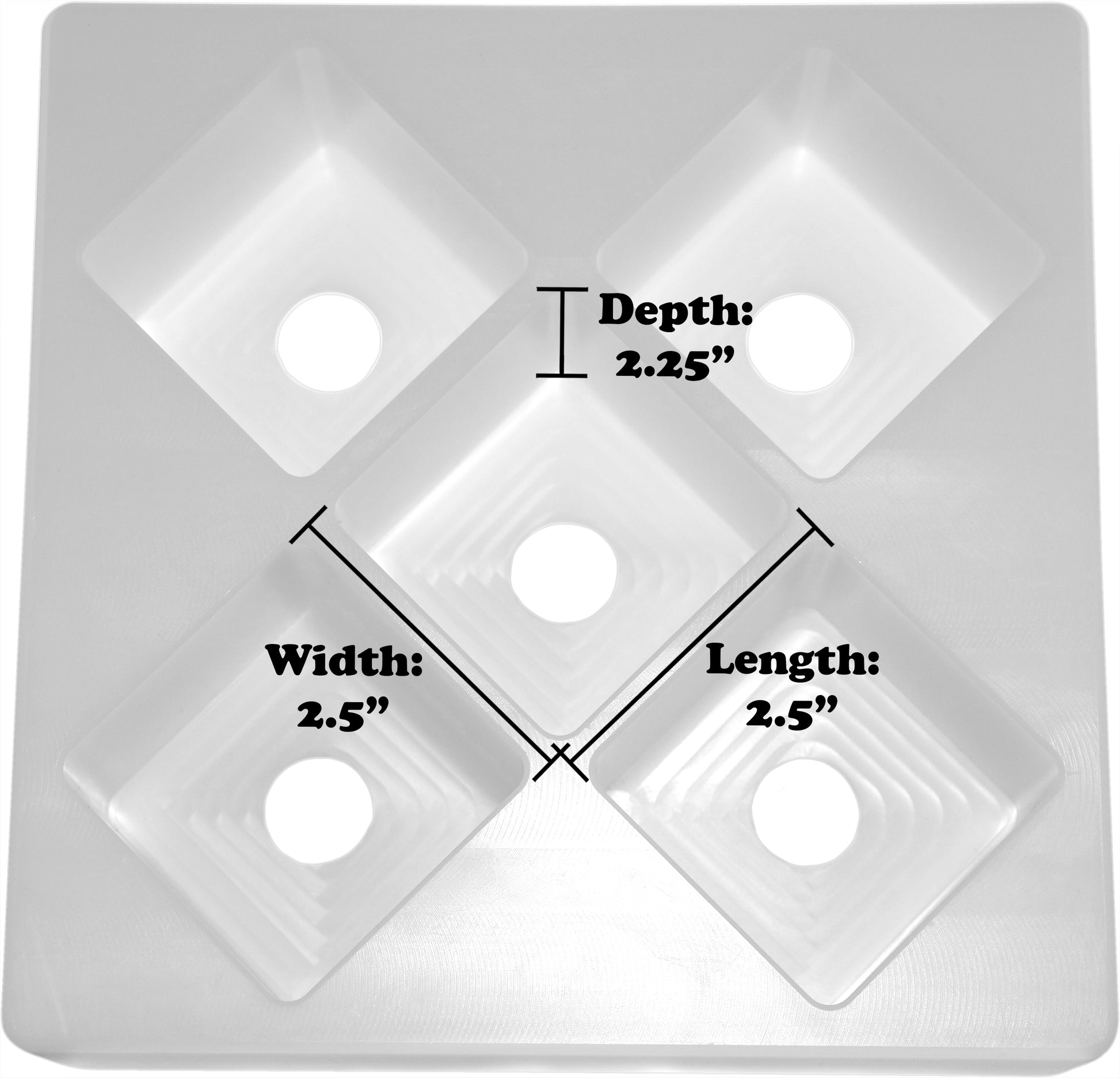 R.E.D. MultiPurpose Diamond MOLD - MOLD ONLY - for use by hand or with The R.E.D. Press