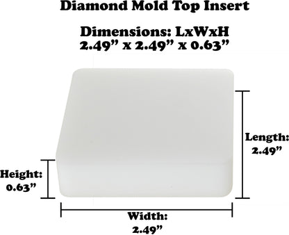 R.E.D. MultiPurpose Diamond MOLD - MOLD ONLY - for use by hand or with The R.E.D. Press