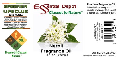 Neroli Fragrance Oil - 4 oz.