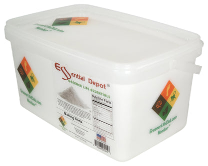 BAKING SODA - SODIUM BICARBONATE - Minimum 99% NaHCO3 - 11 lb in Greener Life Club Box  - FREE US SHIPPING