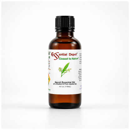 Neroli 5% Dilution in Pure Jojoba - 4 fl oz