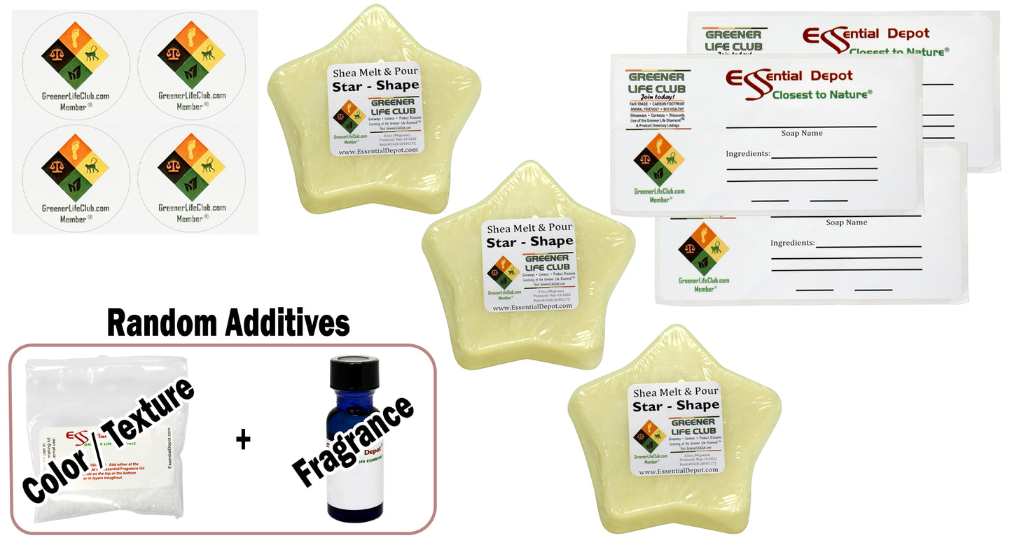 Refill Kit - No-Lye Soap Making Kit - make soap without handling lye
