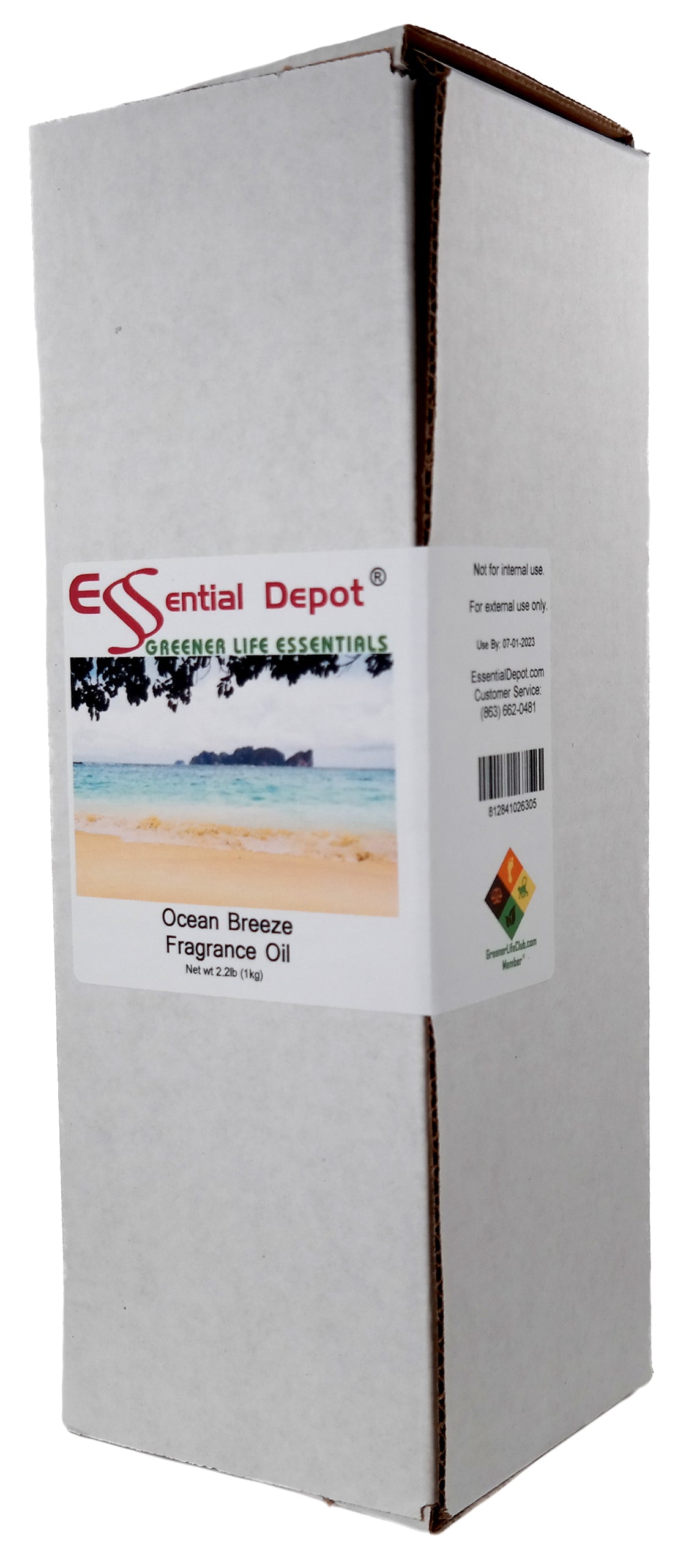 Ocean Breeze Fragrance Oil - 1 kg. - Approx 2.2 lbs.