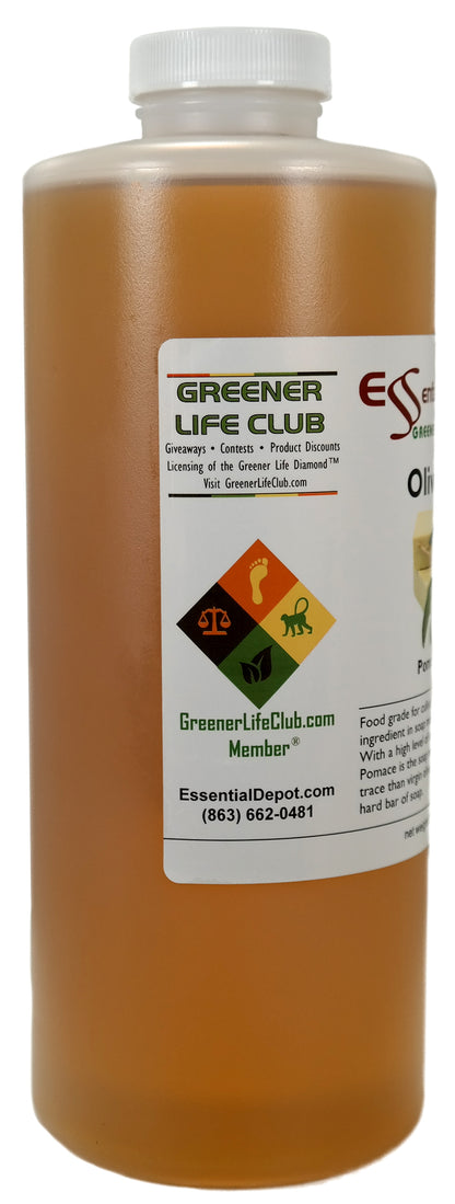 Olive Oil - Pomace Grade - 5 Quarts (32 oz per container) - Food Grade - No Additives