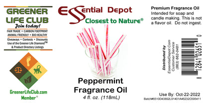 Peppermint Fragrance Oil - 4 oz.