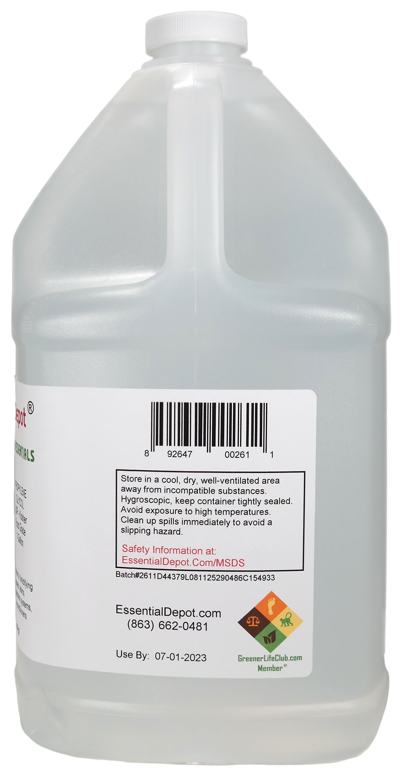 glyCUBE - 4 Gallons Propylene Glycol - USP (pharmaceutical grade)