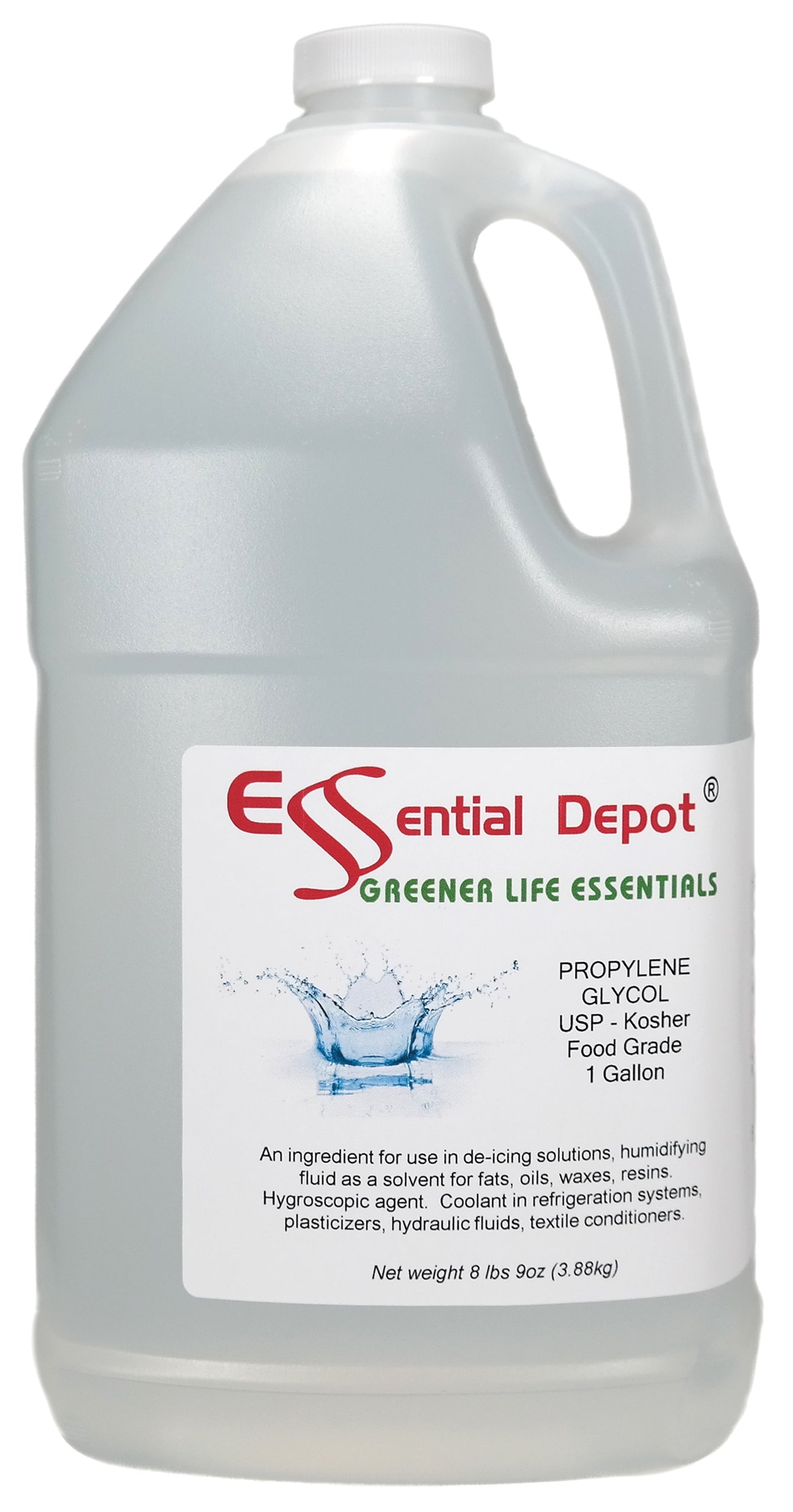 glyCUBE - 2 Gal Propylene Glycol & 2 GaL - PALM DERIVED Vegetable Glycerin - FOOD GRADE - USP