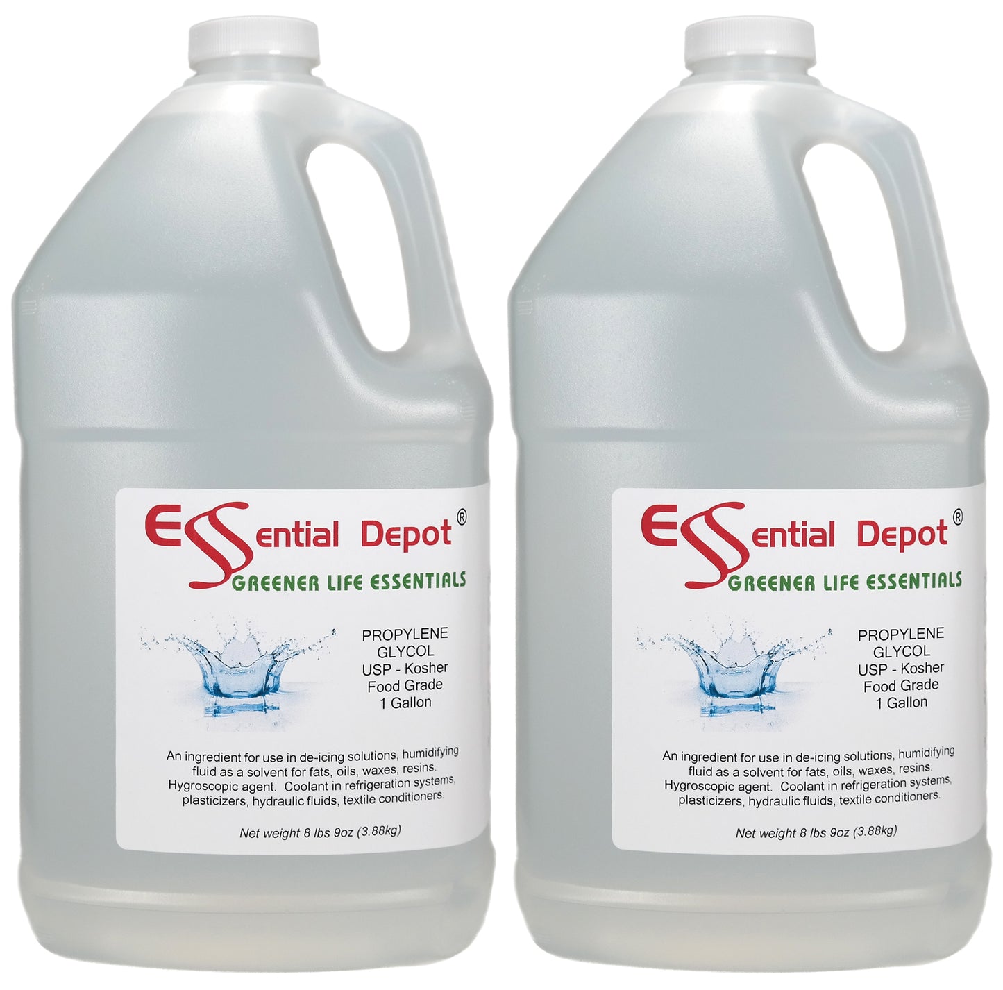 Propylene Glycol - 2 Gallons - 2 x 1 Gallon Containers - USP -FOOD GRADE