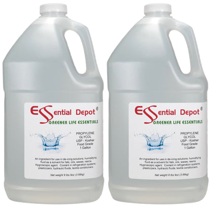 Propylene Glycol - 2 Gallons - 2 x 1 Gallon Containers - USP -FOOD GRADE