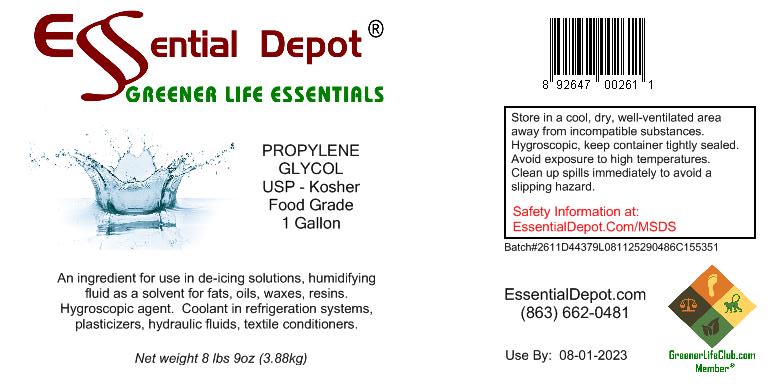 1 Gallon Veg Glycerin + 1 Gallon Propylene Glycol - USP - KOSHER