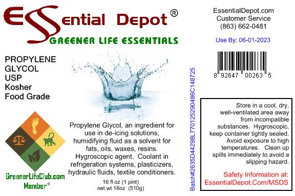 Propylene Glycol 1 Pint