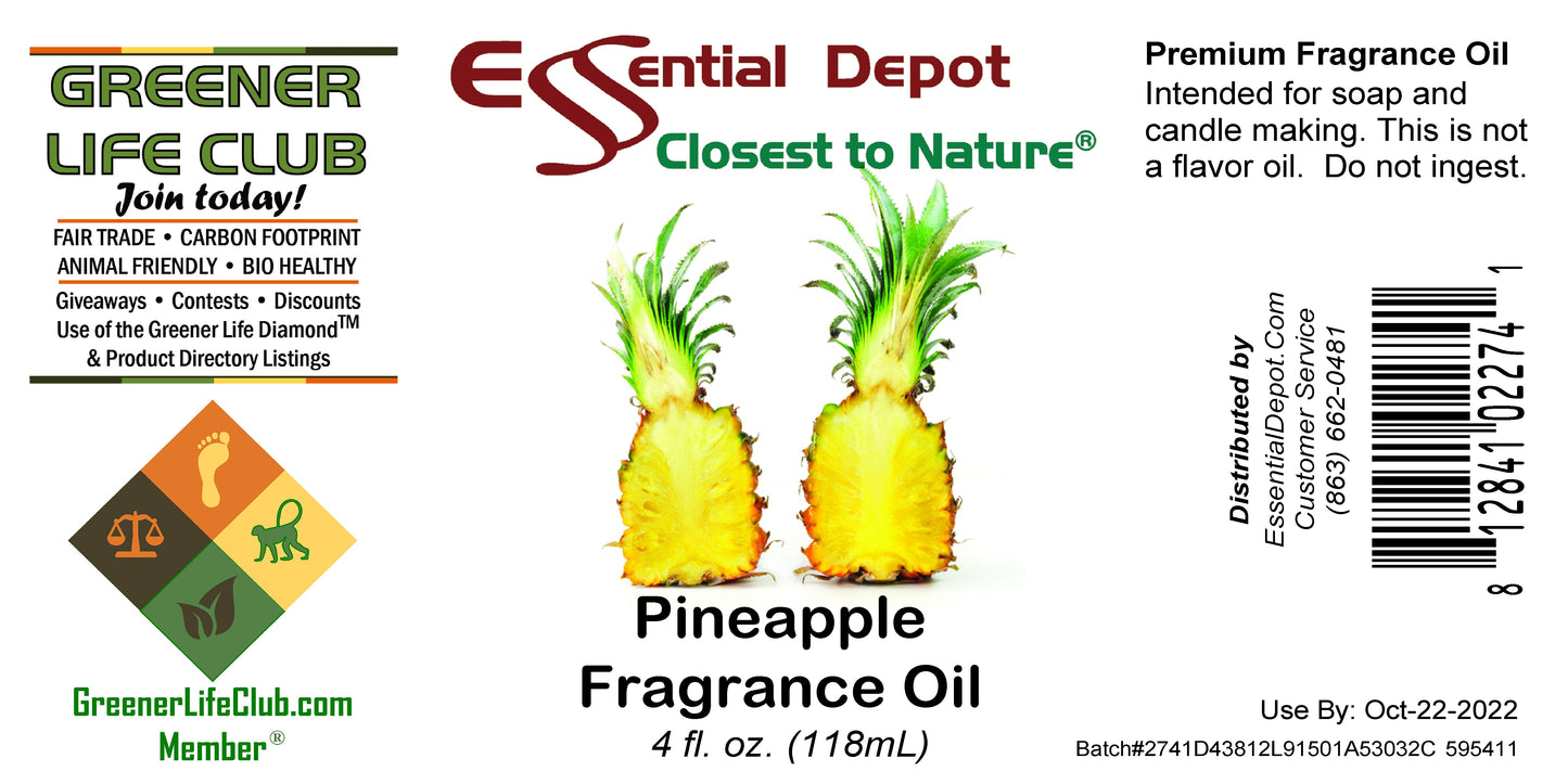 Pineapple Fragrance Oil - 4 oz.