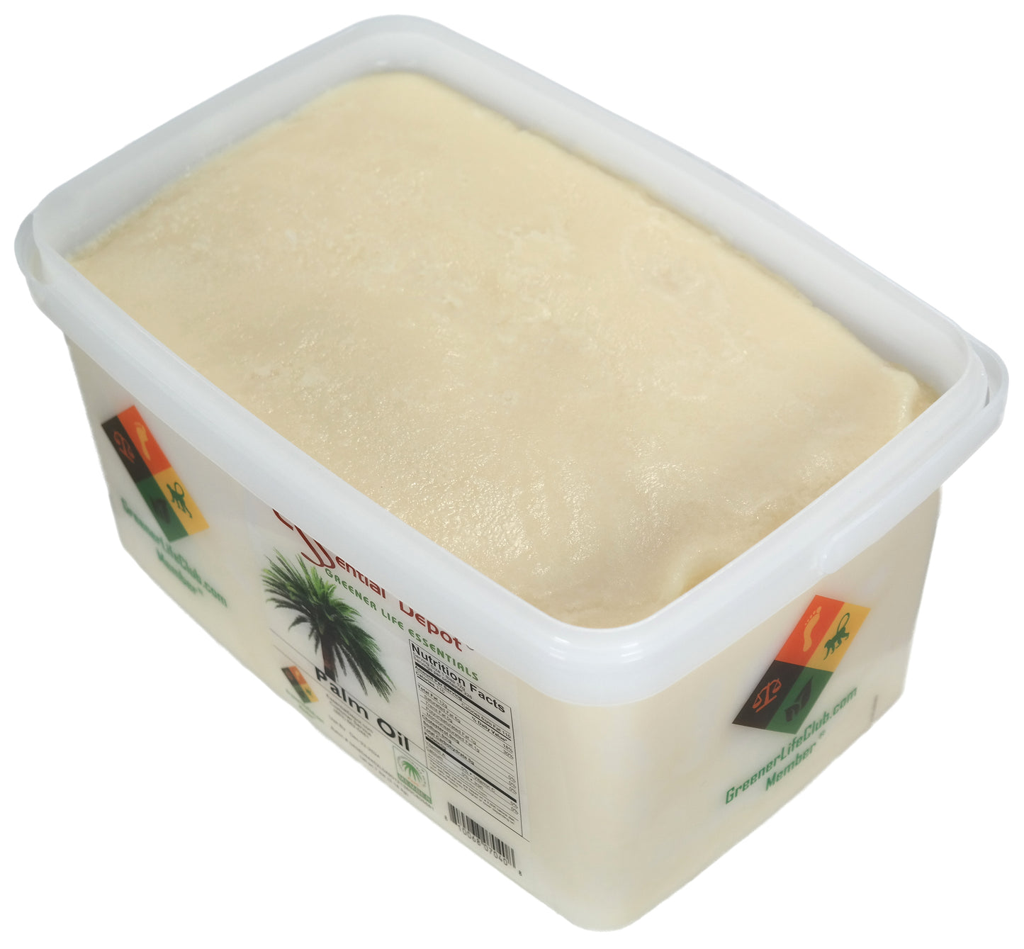 Palm Oil - RSPO Sustainable - 7 lbs - for soap making and skin care product manufacturing