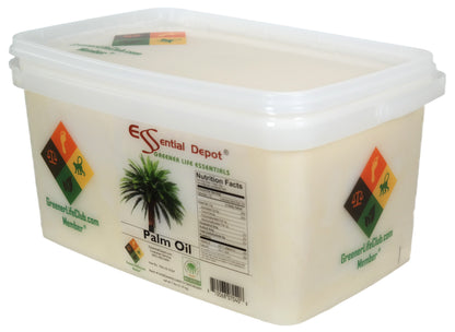 Palm Oil - RSPO Sustainable - 7 lbs - for soap making and skin care product manufacturing