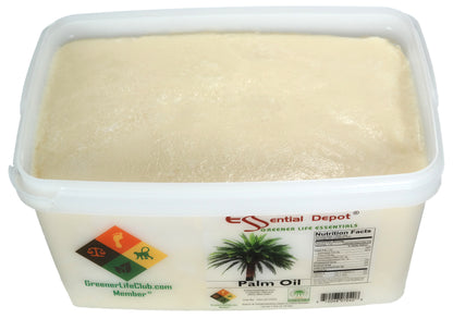Palm Oil - RSPO Sustainable - 7 lbs - for soap making and skin care product manufacturing
