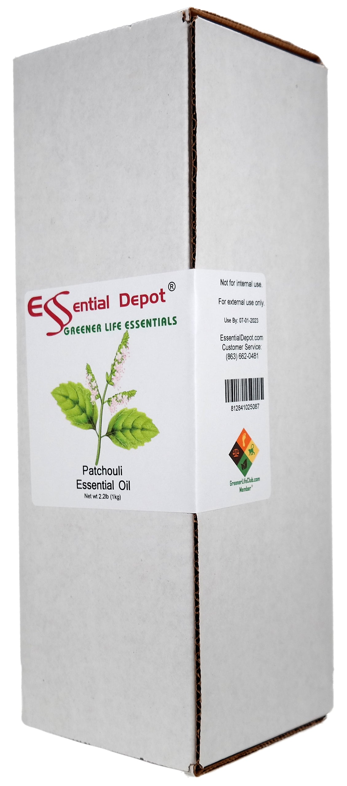 Patchouli Essential Oil - 1 kg. - Approx 2.2 lbs.