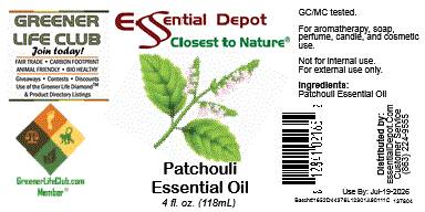 Patchouli Essential Oil - 4 oz.