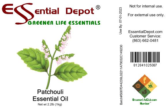 Patchouli Essential Oil - 1 kg. - Approx 2.2 lbs.