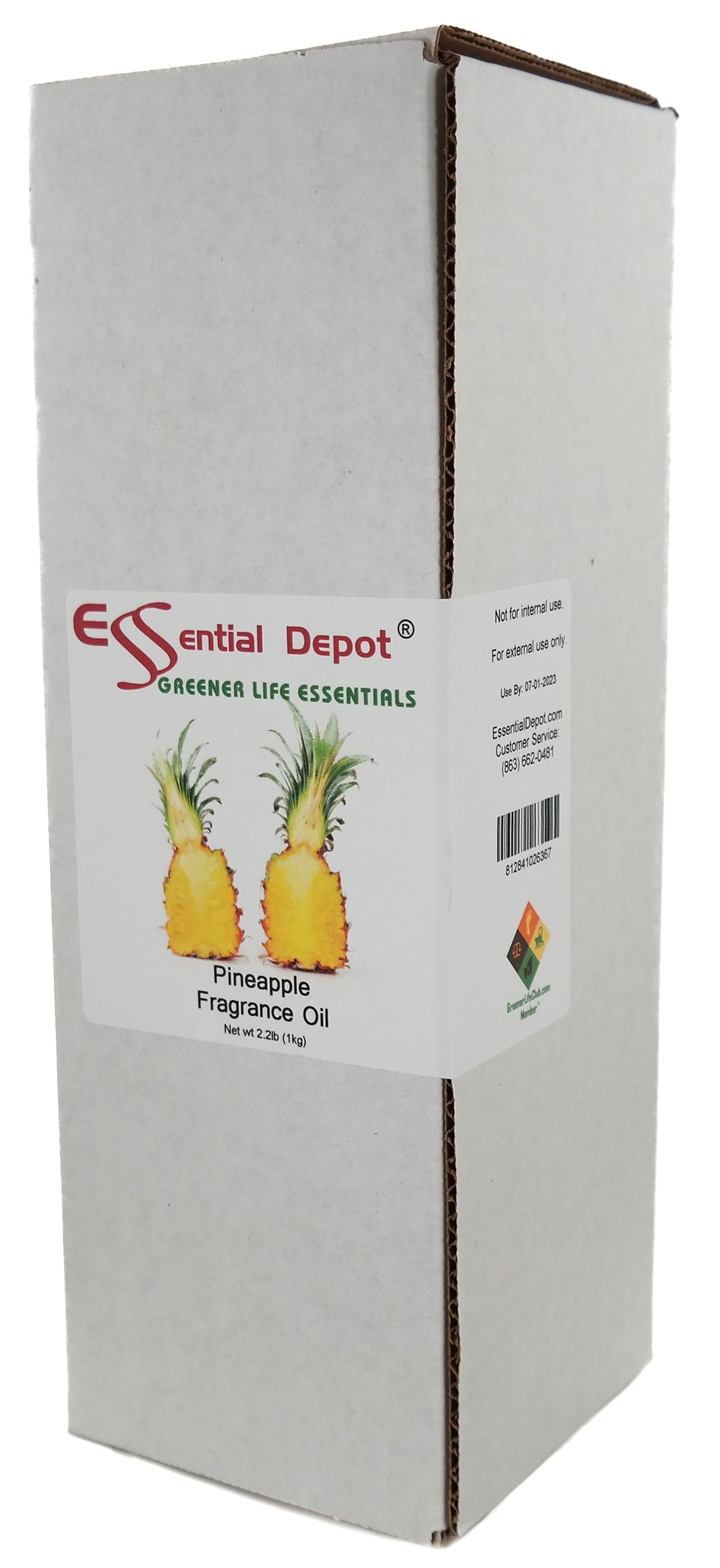 Pineapple Fragrance Oil - 1 kg. - Approx 2.2 lbs.