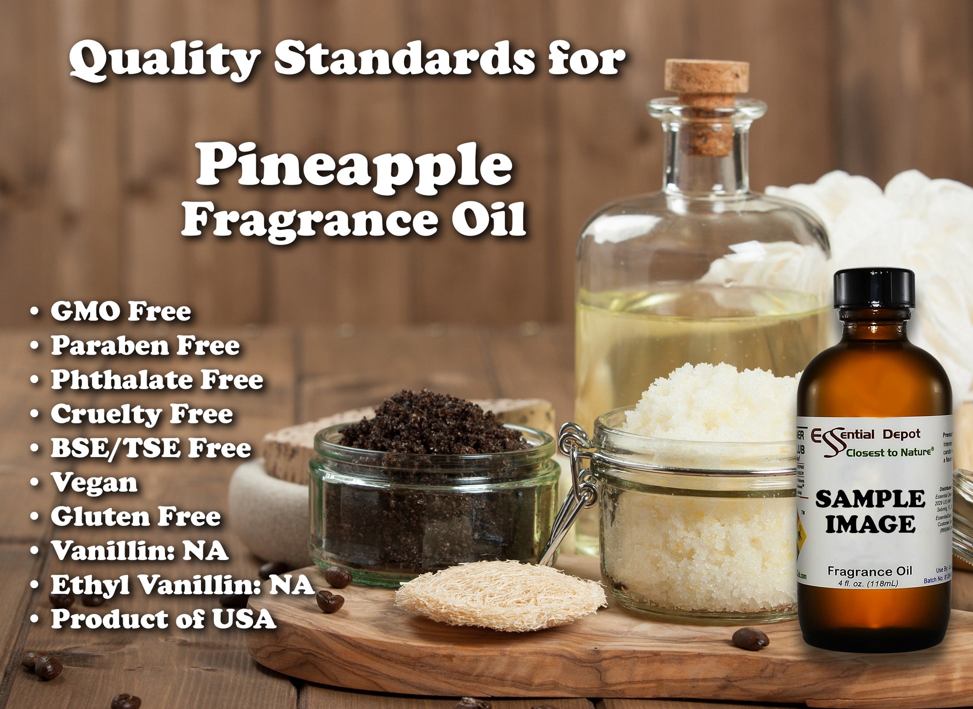 Pineapple Fragrance Oil - 4 oz.