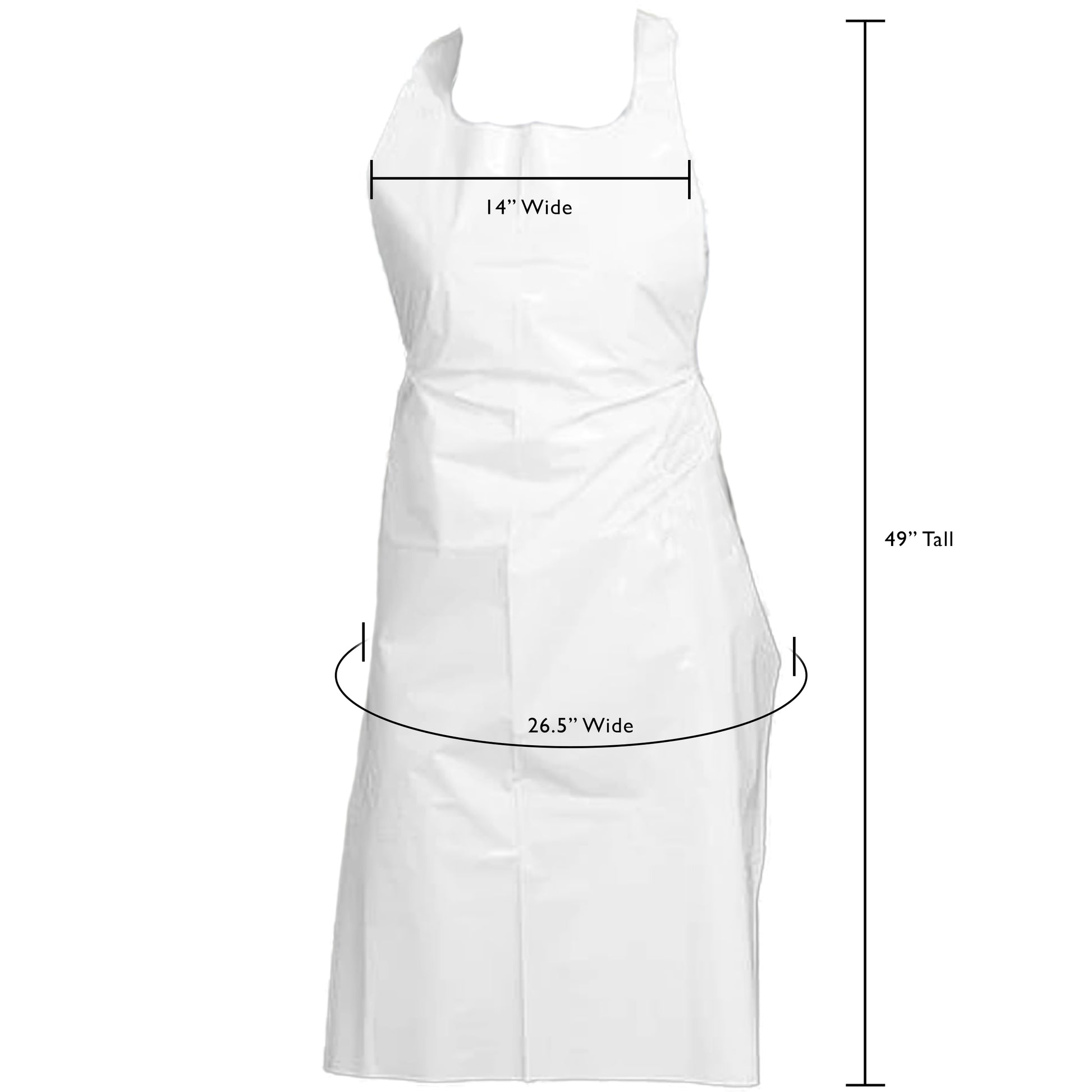 Apron - Plastic Disposable and/or Reusable
