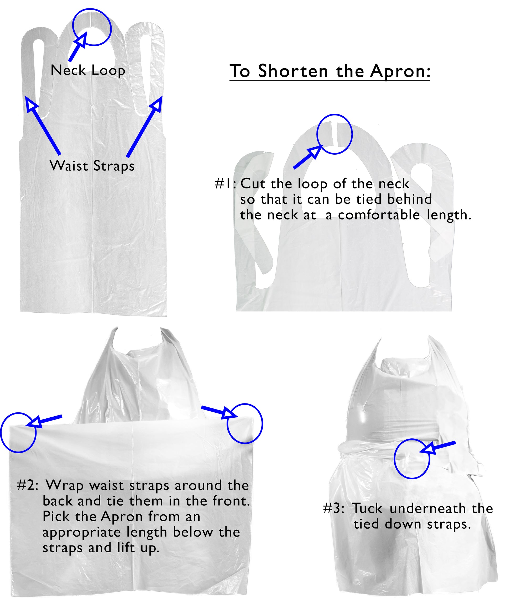 Apron - Plastic Disposable and/or Reusable