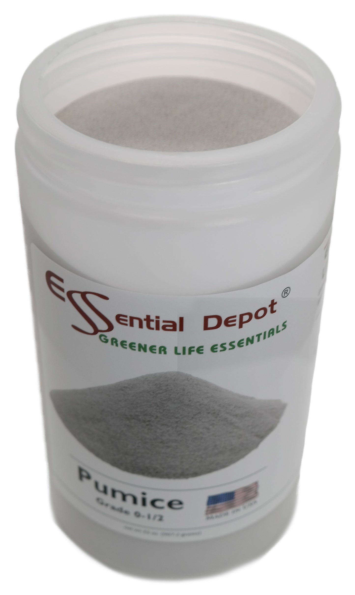 PUMICE - 2 lbs - Grade:  0 - 1/2 - Amorphous Aluminum Silicate or Volcanic Glass - U.S.A. Made