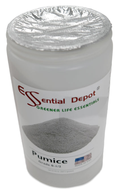 PUMICE - 2 lbs - Grade:  0 - 1/2 - Amorphous Aluminum Silicate or Volcanic Glass - U.S.A. Made