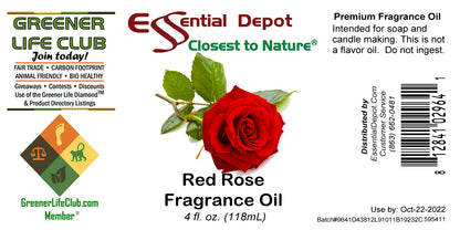 Red Rose Fragrance Oil - 4 oz.