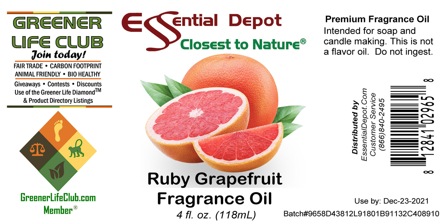 Ruby Red Grapefruit Fragrance Oil - 4 oz.