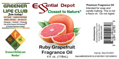Ruby Red Grapefruit Fragrance Oil - 4 oz.