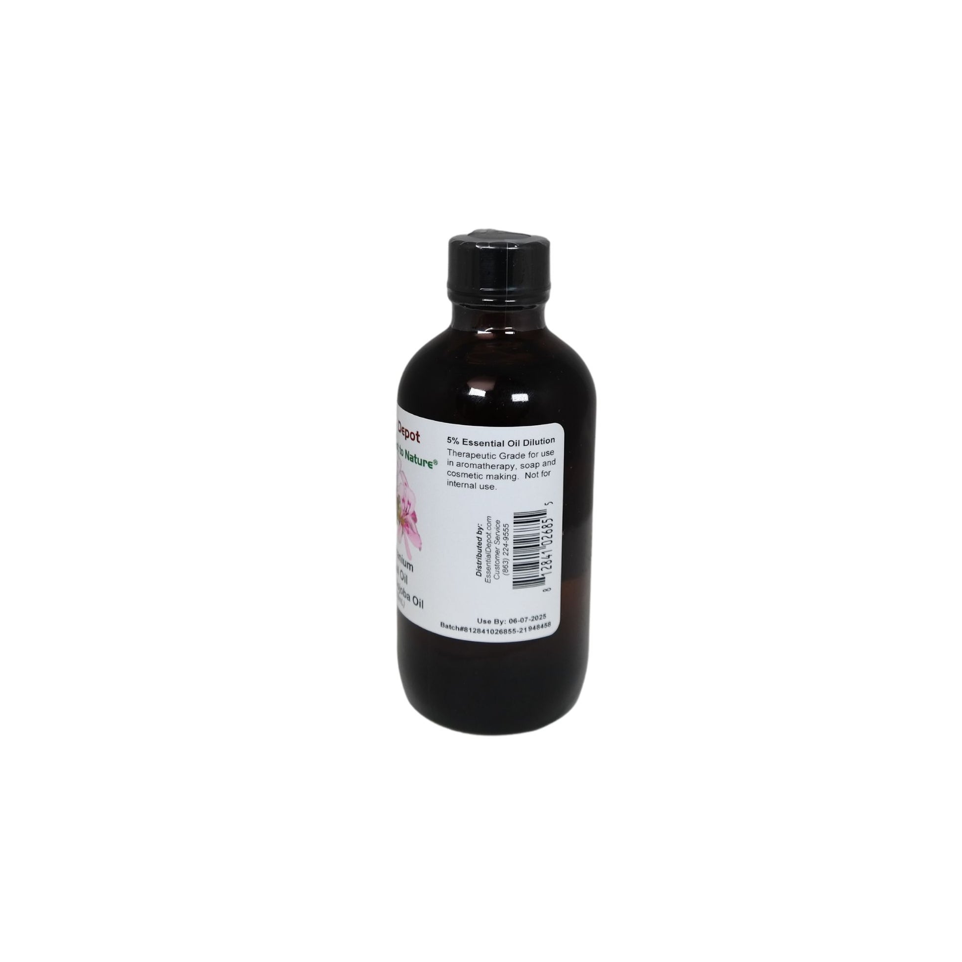 Rose Geranium Essential Oil 5% Dilution in Jojoba - 4 fl oz