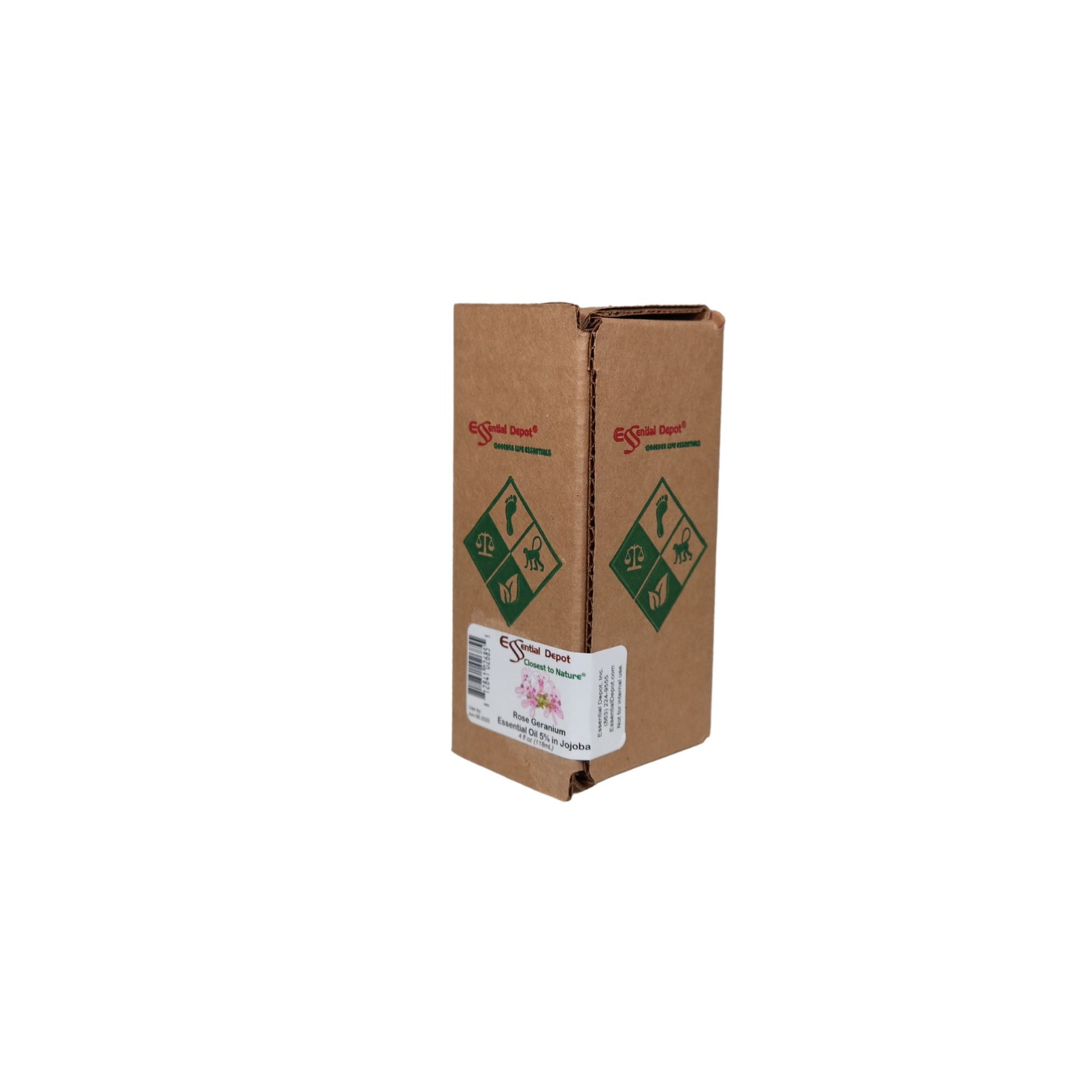 Rose Geranium Essential Oil 5% Dilution in Jojoba - 4 fl oz