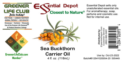 Sea Buckthorn Oil - 4 oz