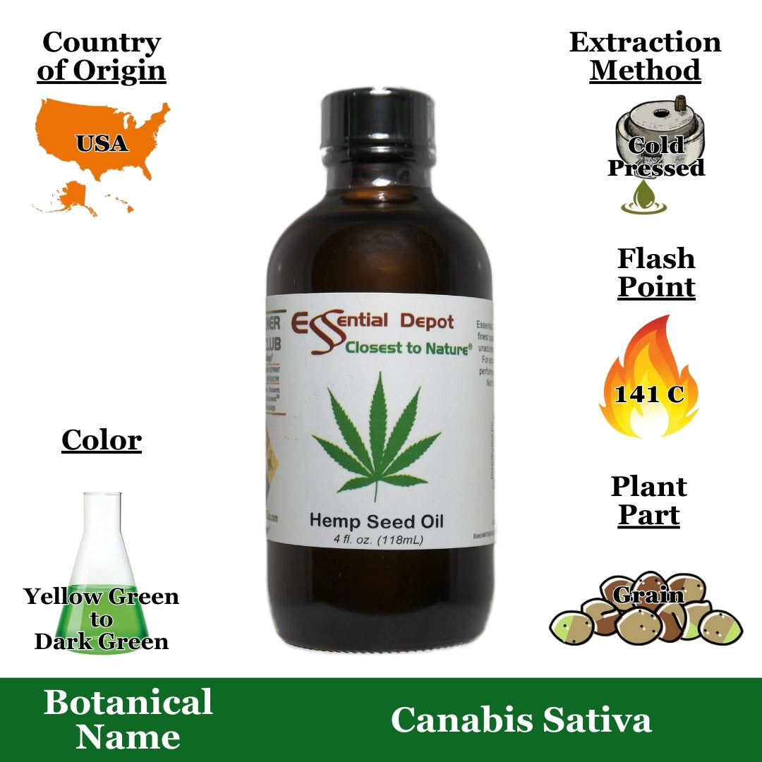 Hemp Seed Oil - 4 oz