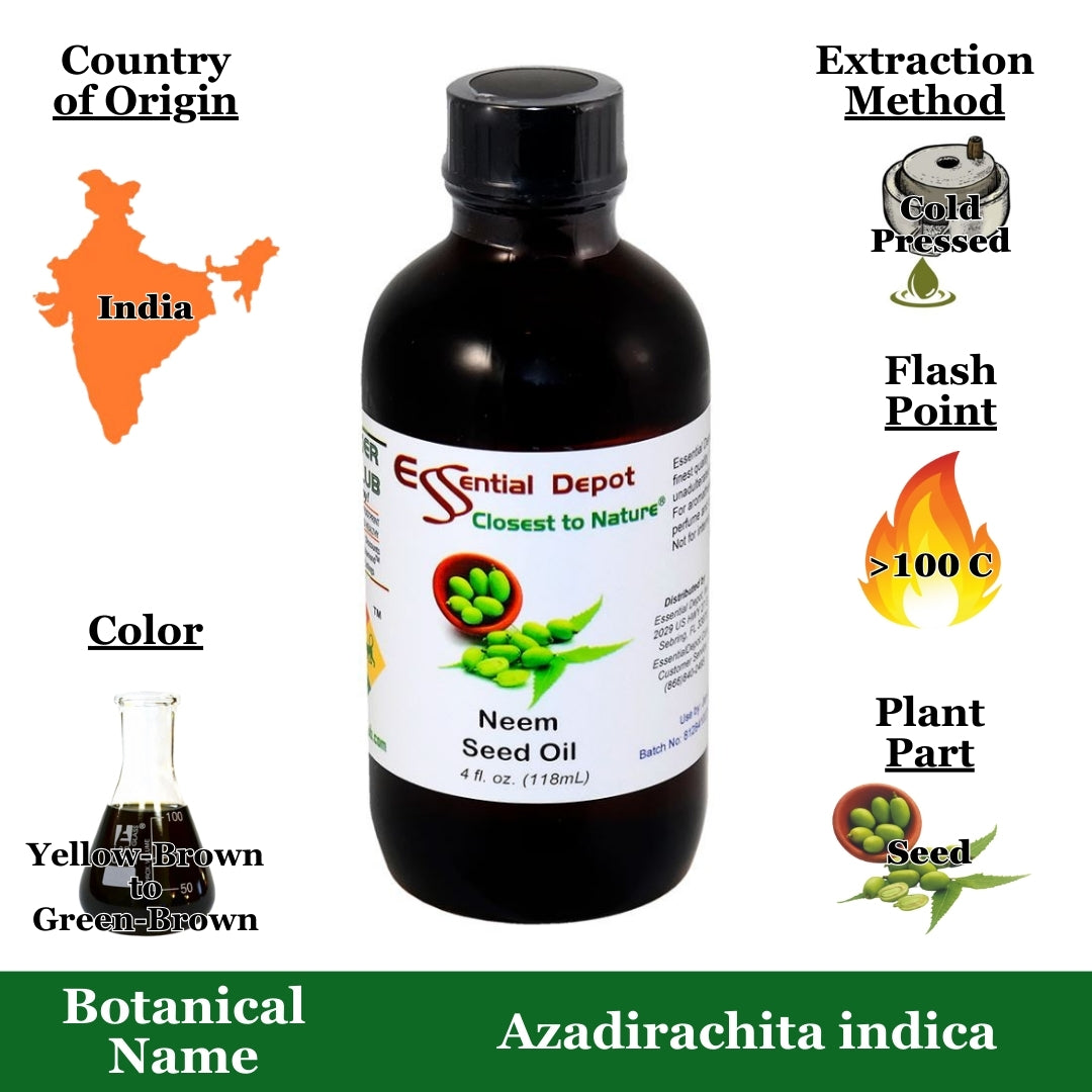 Neem Seed Oil - 4 oz.
