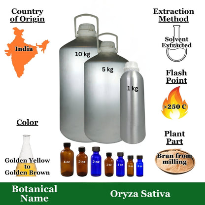 Ricebran Oil - 1 kg. - Approx 2.2 lbs.