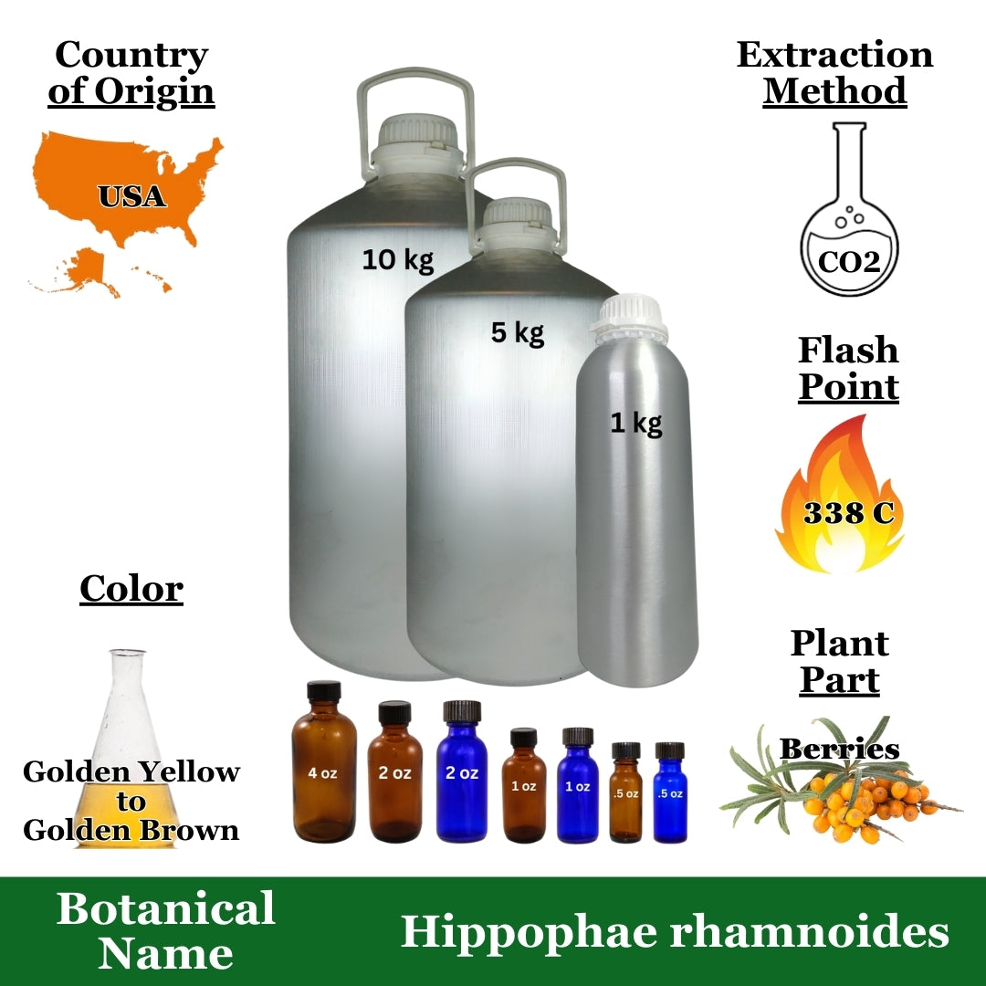 Sea Buckthorn Oil - 1 KG -  Approx 2.2 lbs.